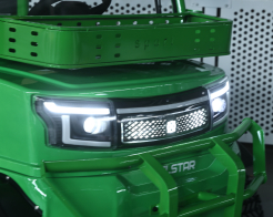 TelStar BIZON 72V/60Ah – електрическа карго четириколка със самосвал, лебедка и теглич снимка 312